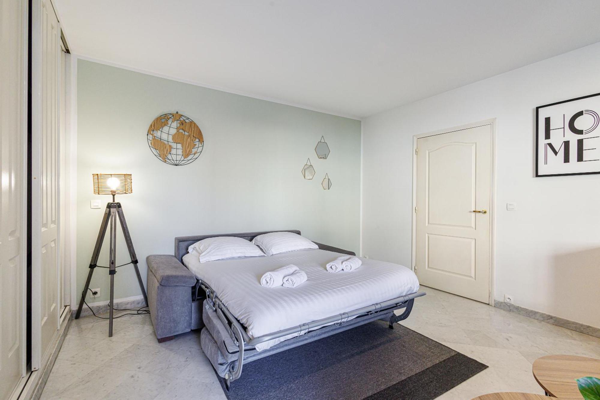 Le Victoria, Elegant T2 Au Bord Des Plages, Piscine, Sauna Mentone Esterno foto