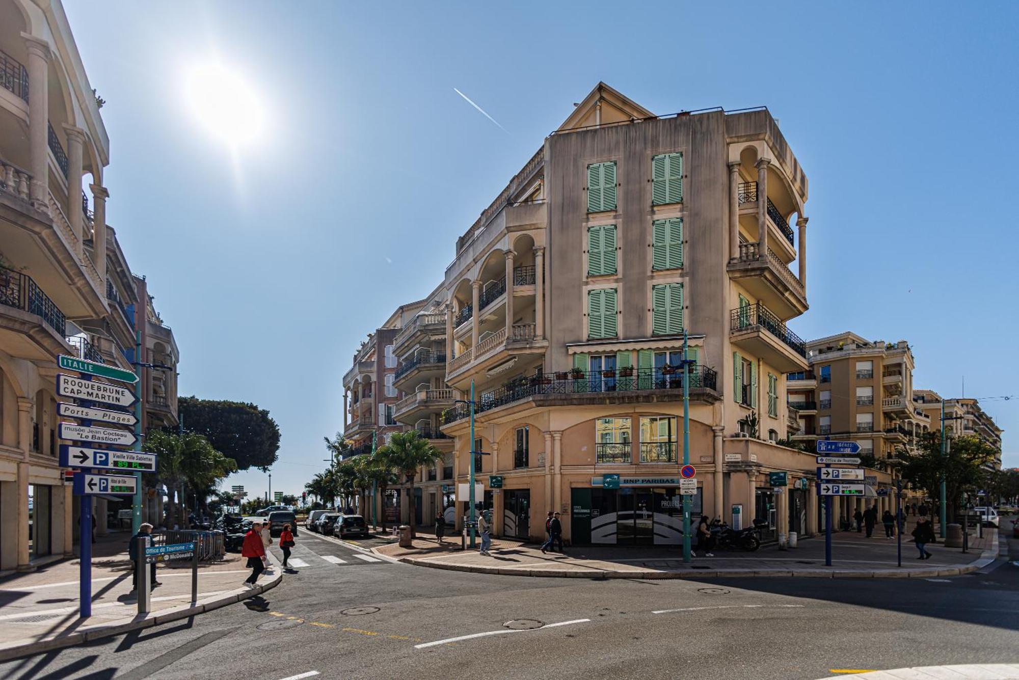 Le Victoria, Elegant T2 Au Bord Des Plages, Piscine, Sauna Mentone Esterno foto